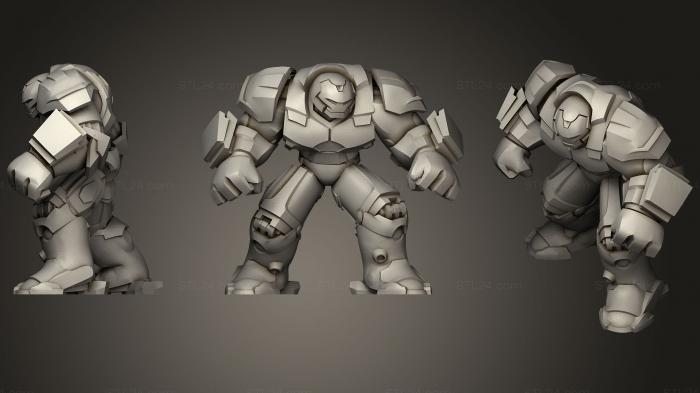 Figurines heroes, monsters and demons (Hulkbuster V0.2 B, STKM_0874) 3D models for cnc